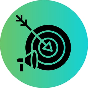 Marketing Goal Vector Icon Design