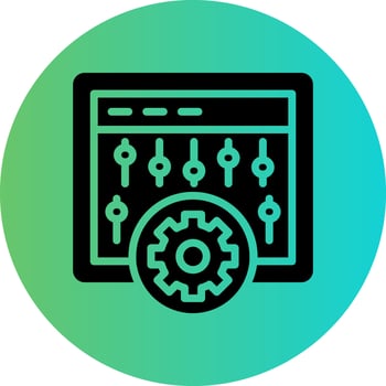 Web Maintenance Vector Icon Design