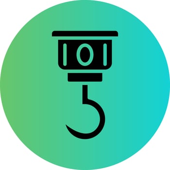 Pirate Hook Vector Icon Design