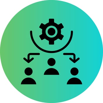 Delegate Vector Icon Design