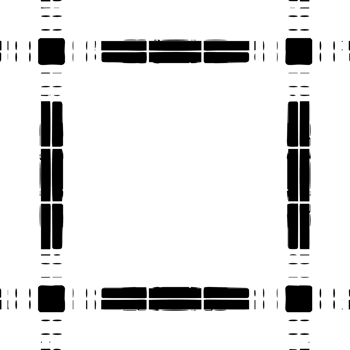 Geometric and shape texture background. Abstract overlay. PNG graphic illustration with transparent background.