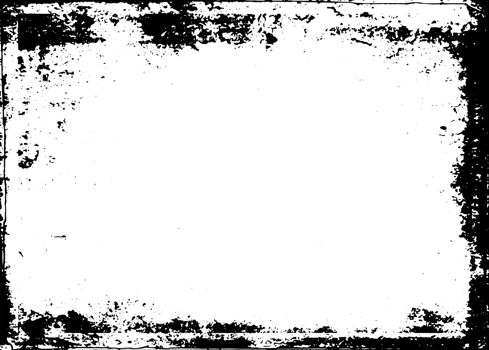 Grunge border texture background. Abstract frame overlay. PNG graphic illustration with transparent background.