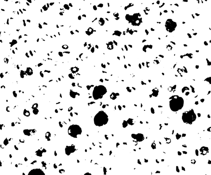 Grunge dots and points texture background. Abstract grainy overlay. PNG graphic illustration with transparent background.