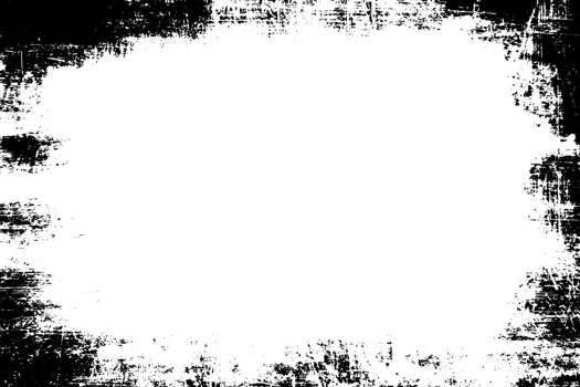 Grunge border texture background. Abstract frame overlay. PNG graphic illustration with transparent background.