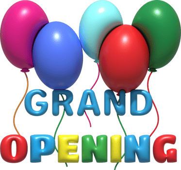 business grand opening hours icon shop e-commerce illustration 3d png