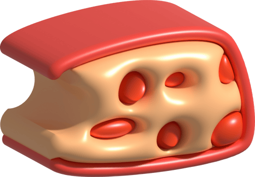 3d rendering Piece of cheese, cheese icon, cheese realistic food png