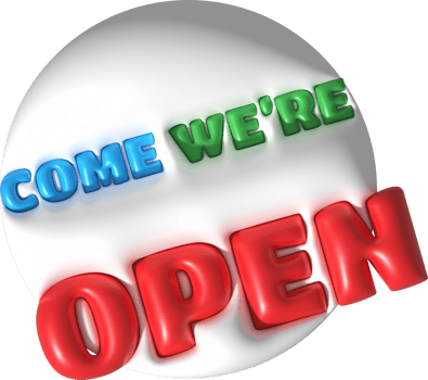 business come we are opening hours icon e-commerce illustration 3d png