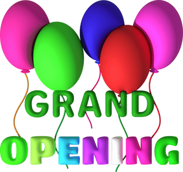 business grand opening hours icon shop e-commerce illustration 3d png