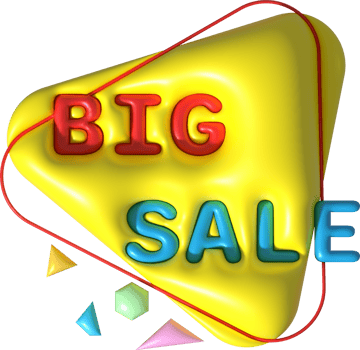 Sale banner design,Shopping deal offer discount,Big sale.3d illustration png