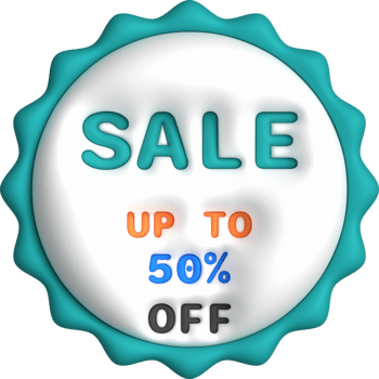 Sale banner design,Shopping deal offer discount,Sale up to 50 percentage off.3d illustration png