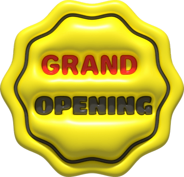 business grand opening hours icon shop e-commerce illustration 3d png