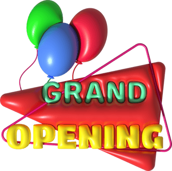 business grand opening hours icon e-commerce illustration 3d png