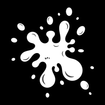 Black and White Paint Splash Illustration vector