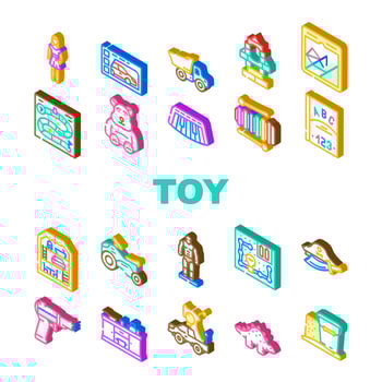 toy child baby play icons set vector