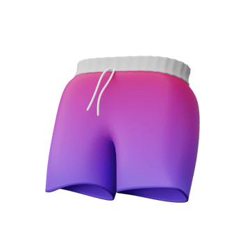 swimming shorts 3d illustration png