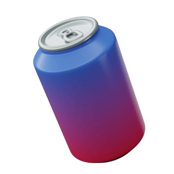 soda can 3d illustration png
