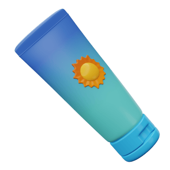 sun screen 3d illustration png