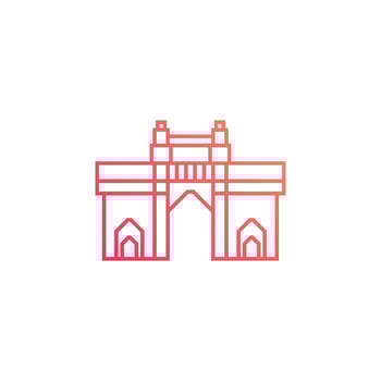 mumbai landmarks vector for website, UI Essential, symbol, presentation