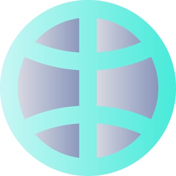 Global network flat gradient color ui icon. International connection. Worldwide communication. Simple filled pictogram. GUI, UX design for mobile application. Vector isolated RGB illustration