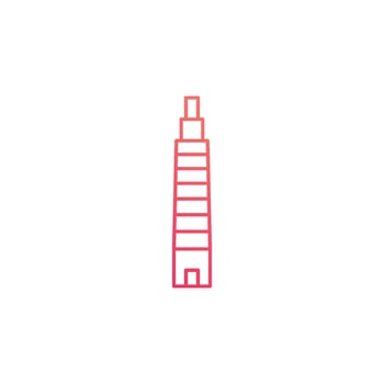 taiwan landmarks vector for website, UI Essential, symbol, presentation
