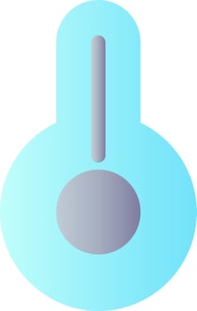 Warmth flat gradient color ui icon. Color balance. Photo editor instrument. Photography retouch. Simple filled pictogram. GUI, UX design for mobile application. Vector isolated RGB illustration