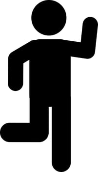 40 stick figure set, pictogram, sticman. vector