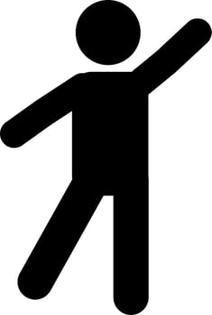 40 stick figure set, pictogram, sticman. vector