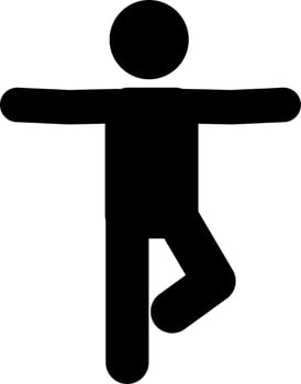 40 stick figure set, pictogram, sticman. vector