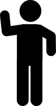 40 stick figure set, pictogram, sticman. vector