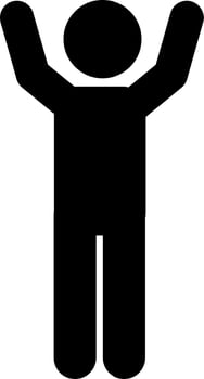 40 stick figure set, pictogram, sticman. vector