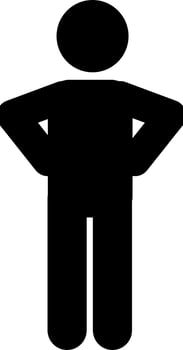 40 stick figure set, pictogram, sticman. vector