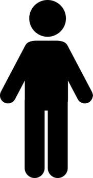 40 stick figure set, pictogram, sticman. vector