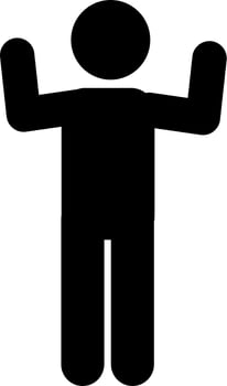 40 stick figure set, pictogram, sticman. vector