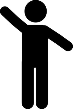 40 stick figure set, pictogram, sticman. vector