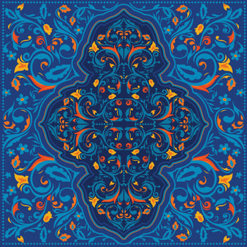 Persian Eslimi Pattern Background vector