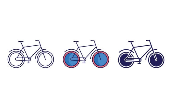 bicycle vector icon