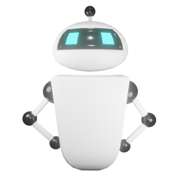 3D Robot Illustration png