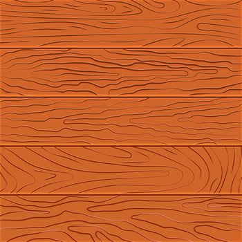 Wood texture background. Five wooden boards in flat design. Vector illustration
