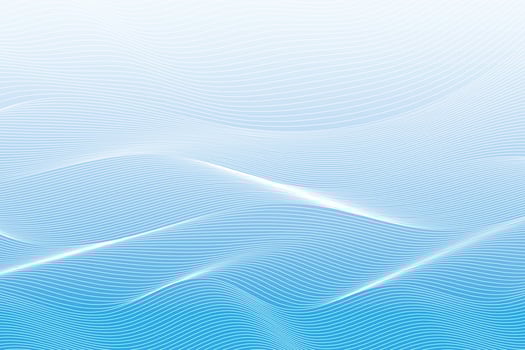 Abstract  white and blue color, modern design stripes background with geometric round shape, wavy pattern. Vector illustration.