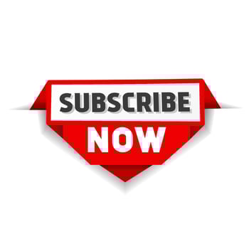 Subscribe now banner design, Flat style. Vector illustration on white background.