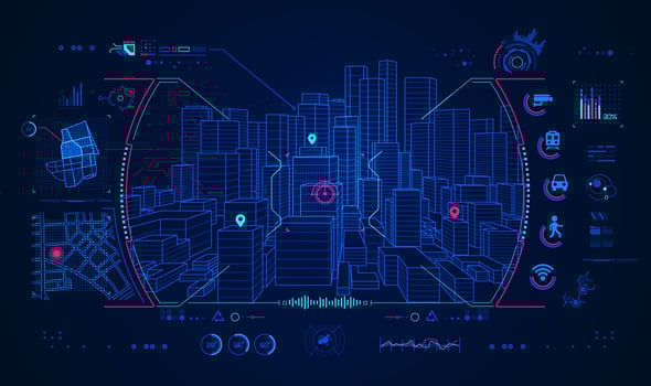 data City interface vector