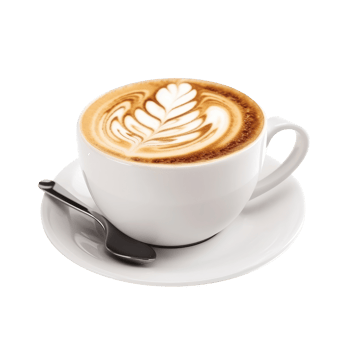 Cappuccino cup isolated. png