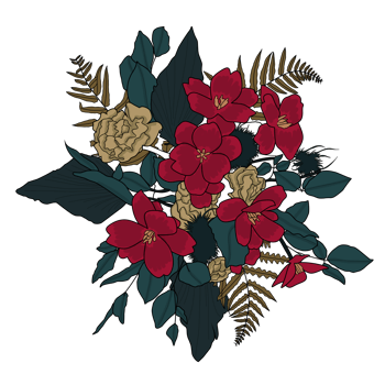 Flower bouquet graphic png