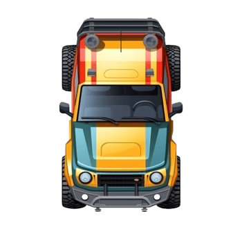 Cartoon Suv car png
