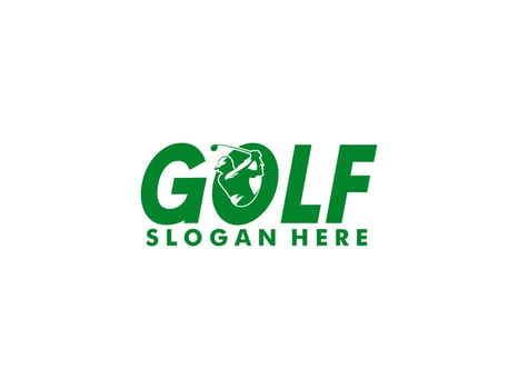 Creative Golf Sport Logo, Modern professional golf template logo design vector