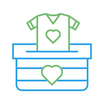 Cloth Donate Vector Icon