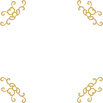decorative frames and corner decorations for writing and photos vector