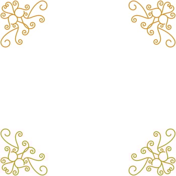 decorative frames and corner decorations for writing and photos vector