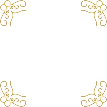 decorative frames and corner decorations for writing and photos vector