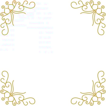 decorative frames and corner decorations for writing and photos vector